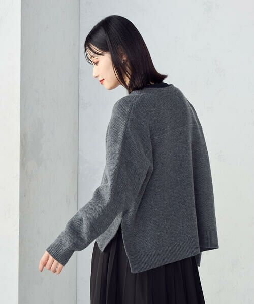 COMME CA ISM / コムサイズム カーディガン・ボレロ | 地柄 ジップカーディガン | 詳細18