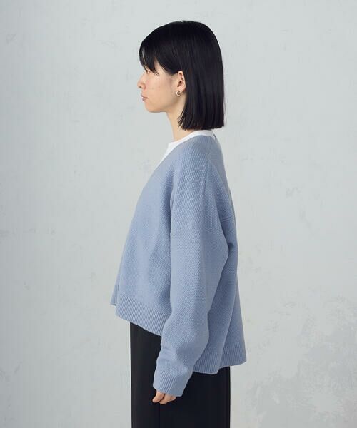 COMME CA ISM / コムサイズム カーディガン・ボレロ | 地柄 ジップカーディガン | 詳細26