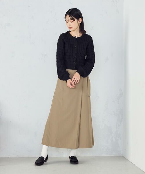 COMME CA ISM / コムサイズム カーディガン・ボレロ | ミニケーブル　クルーネックカーディガン | 詳細3