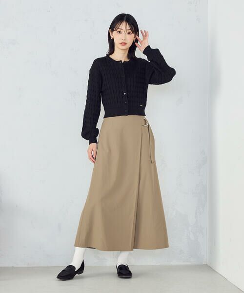 COMME CA ISM / コムサイズム カーディガン・ボレロ | ミニケーブル　クルーネックカーディガン | 詳細4