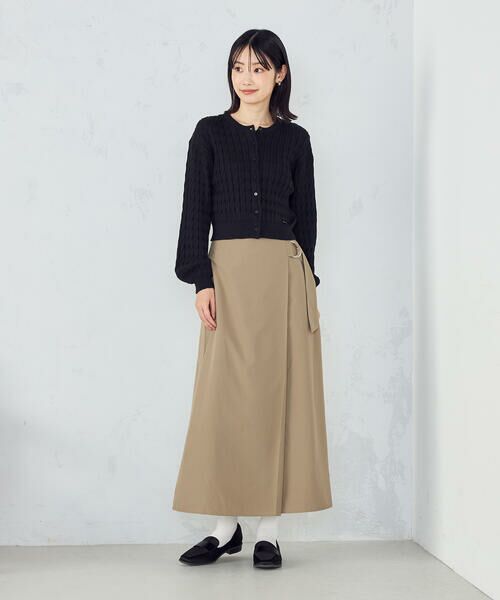 COMME CA ISM / コムサイズム カーディガン・ボレロ | ミニケーブル　クルーネックカーディガン | 詳細5