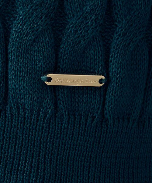 COMME CA ISM / コムサイズム カーディガン・ボレロ | ミニケーブル　クルーネックカーディガン | 詳細20