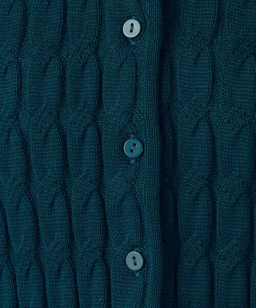 COMME CA ISM / コムサイズム カーディガン・ボレロ | ミニケーブル　クルーネックカーディガン | 詳細21