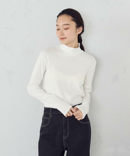 COMME CA ISM / コムサイズム カットソー | 吸湿発熱 ハイネックTシャツ | 詳細2