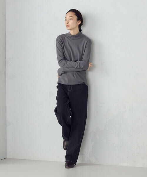 COMME CA ISM / コムサイズム カットソー | 吸湿発熱 ハイネックTシャツ | 詳細5