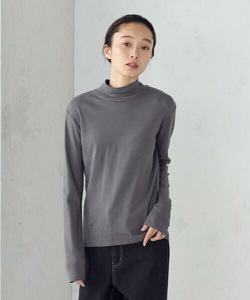 COMME CA ISM / コムサイズム カットソー | 吸湿発熱 ハイネックTシャツ | 詳細6