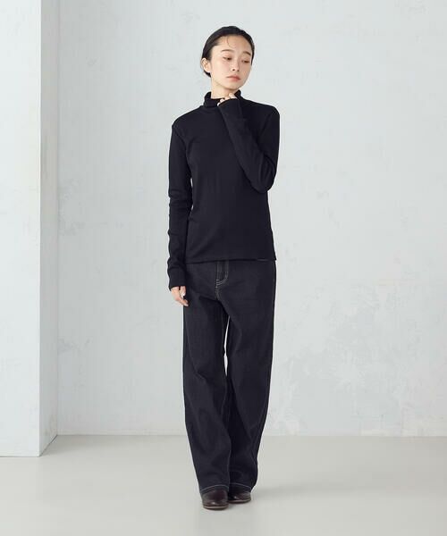 COMME CA ISM / コムサイズム カットソー | 吸湿発熱 ハイネックTシャツ | 詳細15