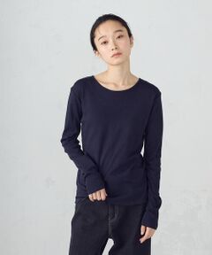 COMME CA ISM / コムサイズム カットソー | 吸湿発熱 クルーネックＴシャツ