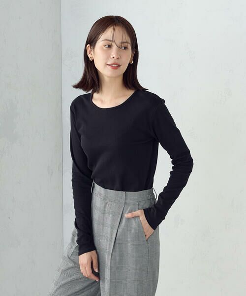 COMME CA ISM / コムサイズム カットソー | 吸湿発熱 クルーネックＴシャツ | 詳細17