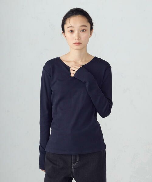 COMME CA ISM / コムサイズム カットソー | 吸湿発熱 クルーネックＴシャツ | 詳細20