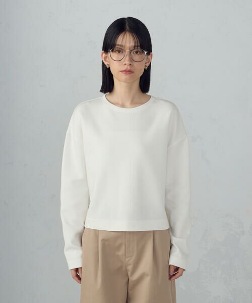 COMME CA ISM / コムサイズム カットソー | クロップド丈　ロンＴ | 詳細7