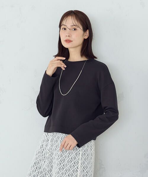 COMME CA ISM / コムサイズム カットソー | クロップド丈　ロンＴ | 詳細16