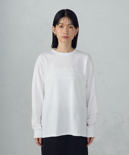 COMME CA ISM / コムサイズム カットソー | ロゴ　Ｔシャツ | 詳細7