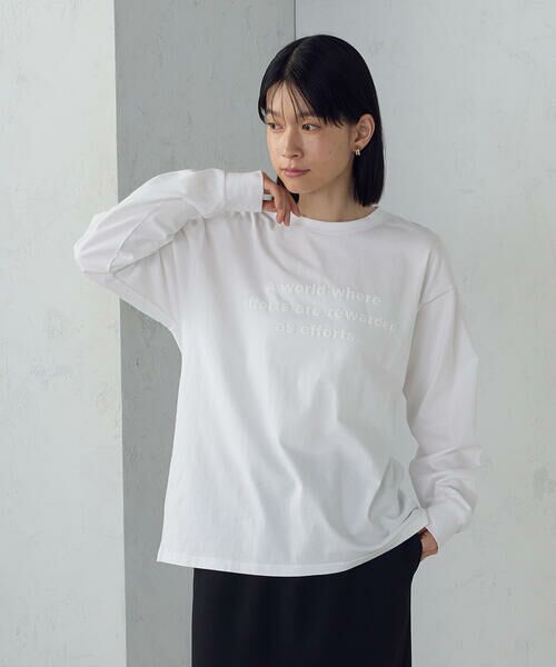 COMME CA ISM / コムサイズム カットソー | ロゴ　Ｔシャツ | 詳細5