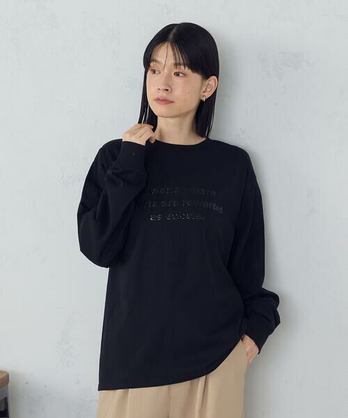 COMME CA ISM / コムサイズム カットソー | ロゴ　Ｔシャツ | 詳細16