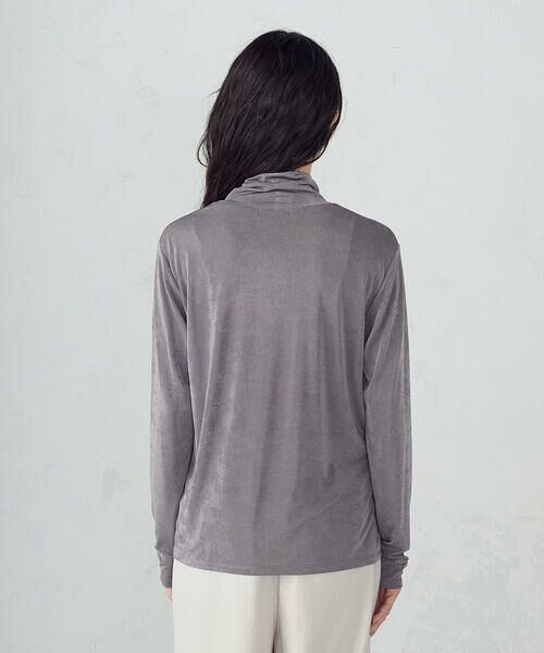 COMME CA ISM / コムサイズム カットソー | シャイニー ハイネックトップス | 詳細11
