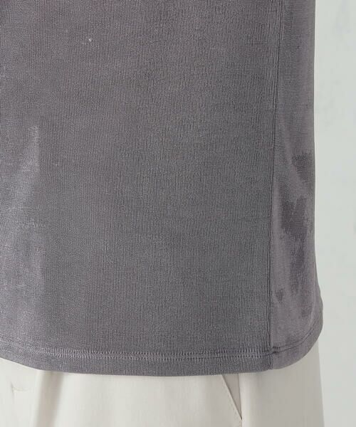 COMME CA ISM / コムサイズム カットソー | シャイニー ハイネックトップス | 詳細14