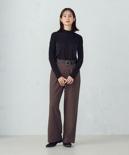 COMME CA ISM / コムサイズム カットソー | シャイニー ハイネックトップス | 詳細16