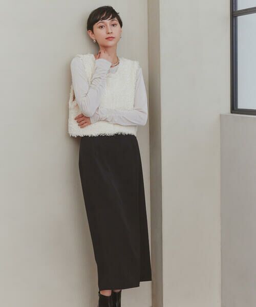 COMME CA ISM / コムサイズム カットソー | シャイニー クルーネックトップス | 詳細1