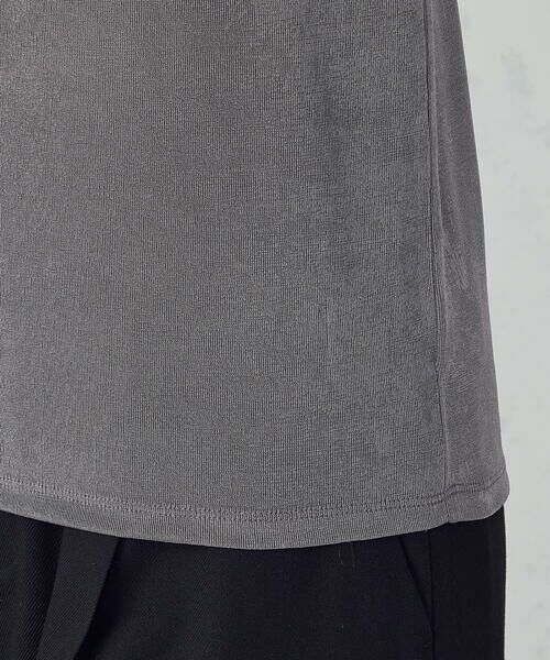 COMME CA ISM / コムサイズム カットソー | シャイニー クルーネックトップス | 詳細16