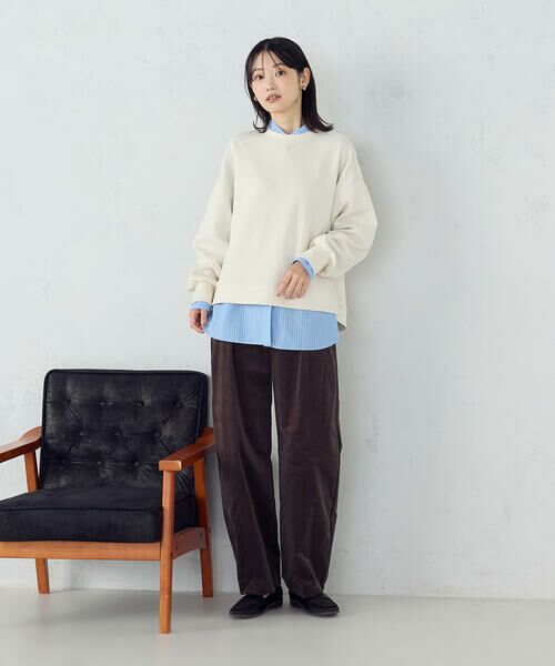 COMME CA ISM / コムサイズム スウェット | ダンボールニット トレーナー／セットアップ対応 | 詳細2