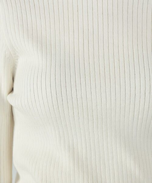 COMME CA ISM / コムサイズム ニット・セーター | 【マシンウォッシャブル】ベーシック　タートルネックリブニット | 詳細6