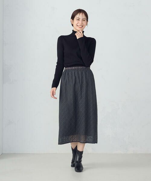 COMME CA ISM / コムサイズム ニット・セーター | 【マシンウォッシャブル】ベーシック　タートルネックリブニット | 詳細7