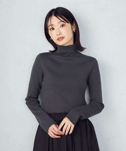 COMME CA ISM / コムサイズム ニット・セーター | 【マシンウォッシャブル】ベーシック　タートルネックリブニット | 詳細17