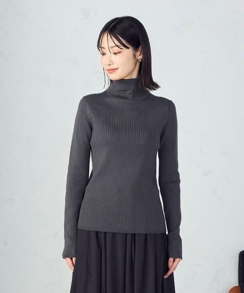 COMME CA ISM / コムサイズム ニット・セーター | 【マシンウォッシャブル】ベーシック　タートルネックリブニット | 詳細18