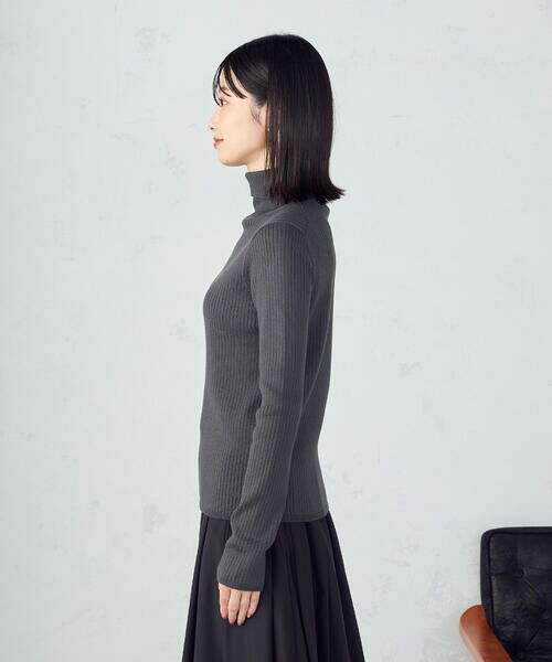 COMME CA ISM / コムサイズム ニット・セーター | 【マシンウォッシャブル】ベーシック　タートルネックリブニット | 詳細19