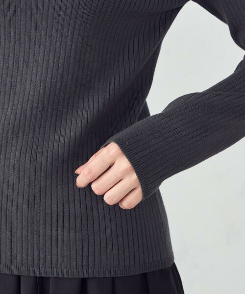COMME CA ISM / コムサイズム ニット・セーター | 【マシンウォッシャブル】ベーシック　タートルネックリブニット | 詳細22