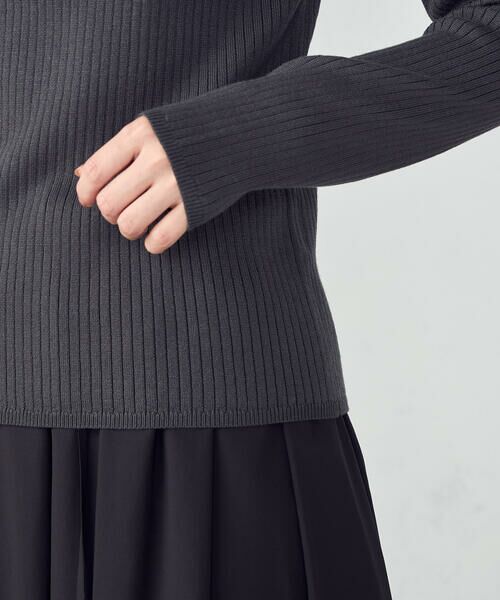 COMME CA ISM / コムサイズム ニット・セーター | 【マシンウォッシャブル】ベーシック　タートルネックリブニット | 詳細23