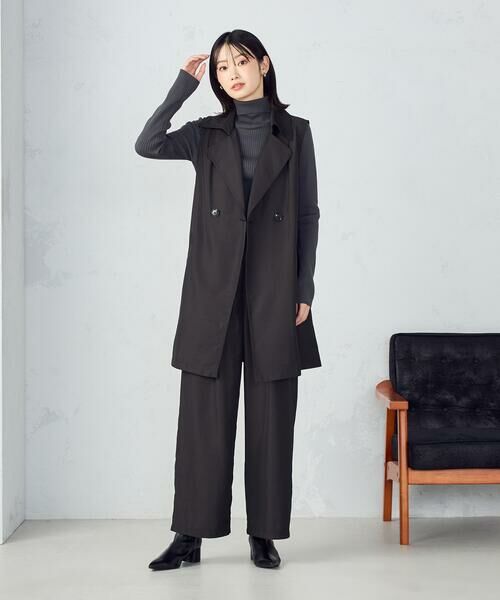 COMME CA ISM / コムサイズム ニット・セーター | 【マシンウォッシャブル】ベーシック　タートルネックリブニット | 詳細15