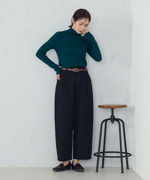 COMME CA ISM / コムサイズム ニット・セーター | 【マシンウォッシャブル】ベーシック　タートルネックリブニット | 詳細25