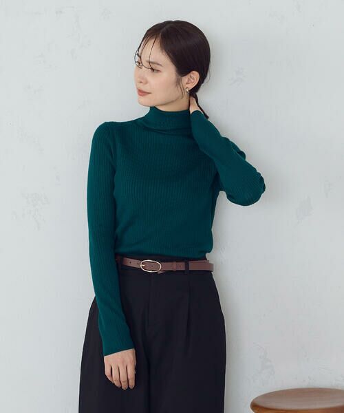 COMME CA ISM / コムサイズム ニット・セーター | 【マシンウォッシャブル】ベーシック　タートルネックリブニット | 詳細28