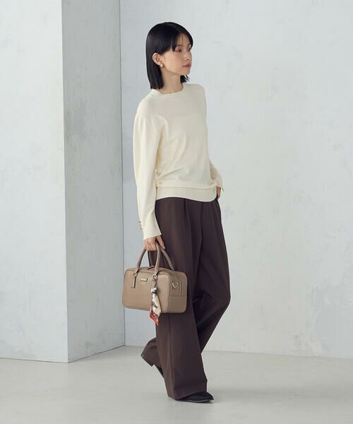 COMME CA ISM / コムサイズム ニット・セーター | 【ウォッシャブル】ベーシック 袖ボタンニット | 詳細1