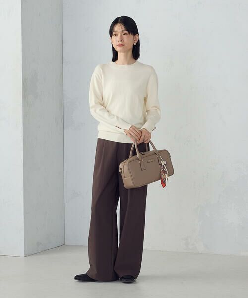 COMME CA ISM / コムサイズム ニット・セーター | 【ウォッシャブル】ベーシック 袖ボタンニット | 詳細2
