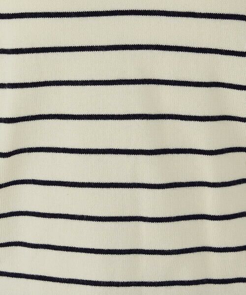 COMME CA ISM / コムサイズム ニット・セーター | 【ウォッシャブル】ベーシック　ボーダー袖ボタンニット | 詳細14