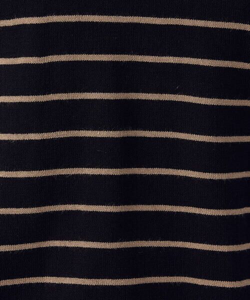COMME CA ISM / コムサイズム ニット・セーター | 【ウォッシャブル】ベーシック　ボーダー袖ボタンニット | 詳細19