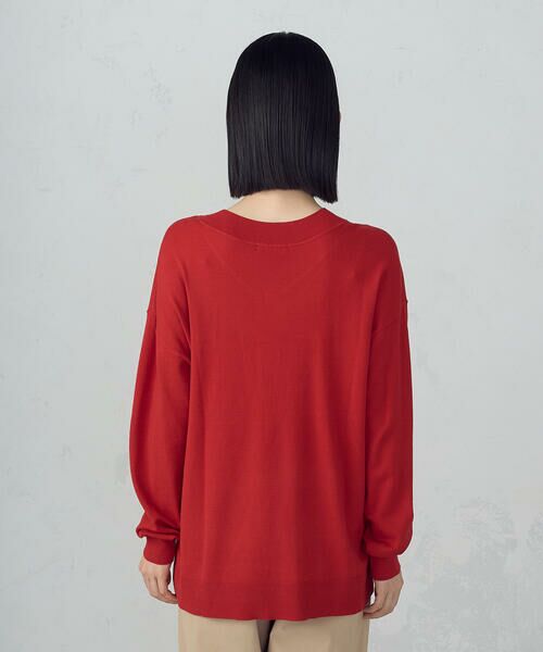 COMME CA ISM / コムサイズム ニット・セーター | 【ウォッシャブル】ベーシック　Ｖネックオーバーサイズニット | 詳細19