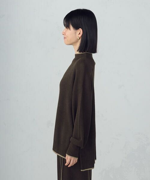 COMME CA ISM / コムサイズム ニット・セーター | ライン配色　ボトルネックニットプルオーバー / セットアップ対応 | 詳細13