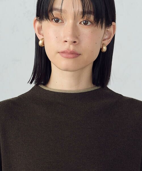 COMME CA ISM / コムサイズム ニット・セーター | ライン配色　ボトルネックニットプルオーバー / セットアップ対応 | 詳細15