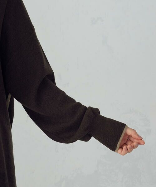 COMME CA ISM / コムサイズム ニット・セーター | ライン配色　ボトルネックニットプルオーバー / セットアップ対応 | 詳細16