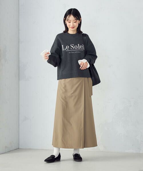 COMME CA ISM / コムサイズム ニット・セーター | 【ウォッシャブル】スウェットライク ロゴニット | 詳細9