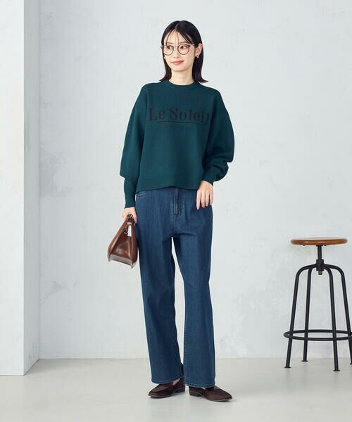 COMME CA ISM / コムサイズム ニット・セーター | 【ウォッシャブル】スウェットライク ロゴニット | 詳細17