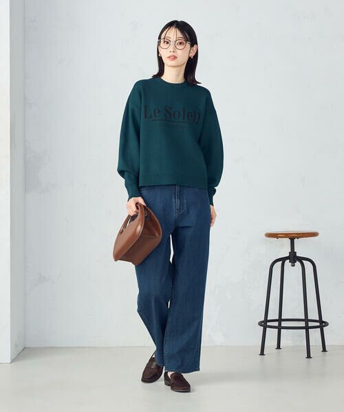 COMME CA ISM / コムサイズム ニット・セーター | 【ウォッシャブル】スウェットライク ロゴニット | 詳細19