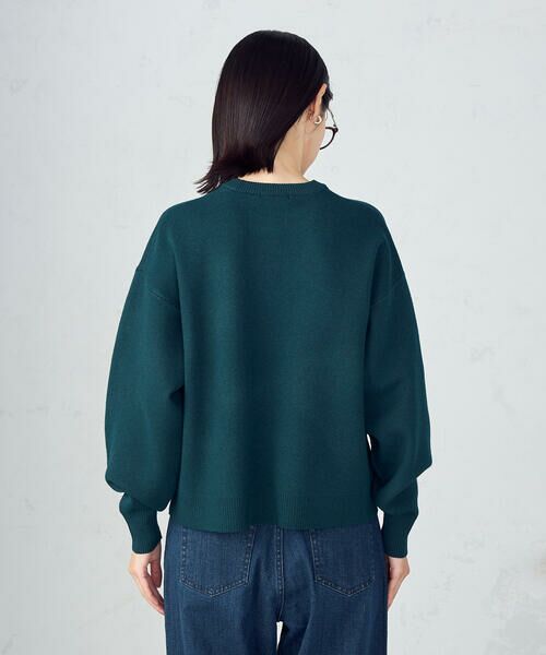 COMME CA ISM / コムサイズム ニット・セーター | 【ウォッシャブル】スウェットライク ロゴニット | 詳細24