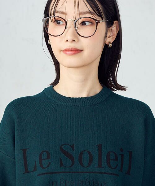 COMME CA ISM / コムサイズム ニット・セーター | 【ウォッシャブル】スウェットライク ロゴニット | 詳細25