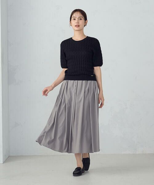 COMME CA ISM / コムサイズム ニット・セーター | ミニケーブル5分袖ニット | 詳細1