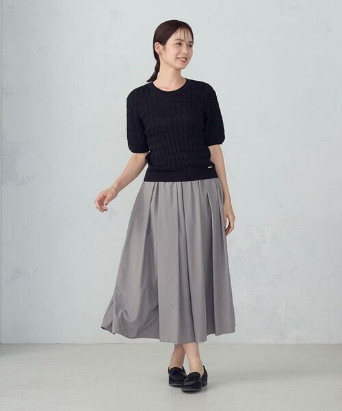 COMME CA ISM / コムサイズム ニット・セーター | ミニケーブル5分袖ニット | 詳細2